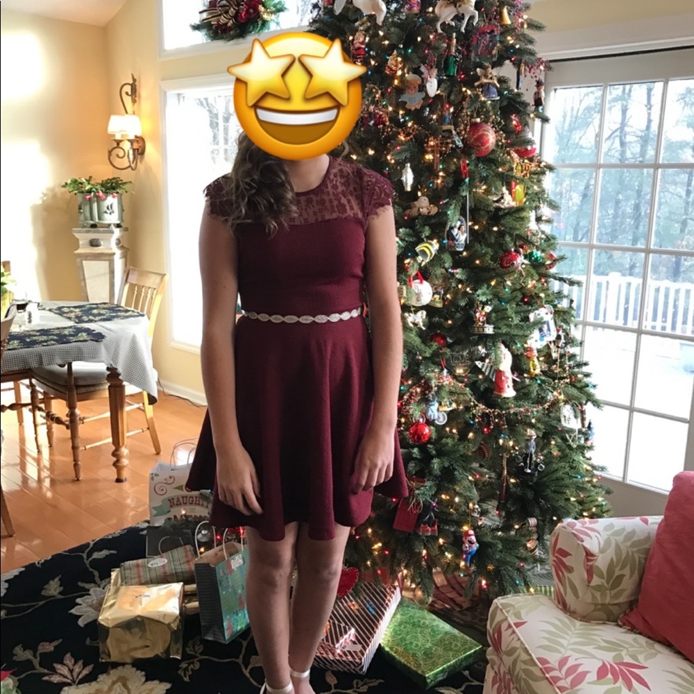 Miami, Burgundy Dress, Size M
